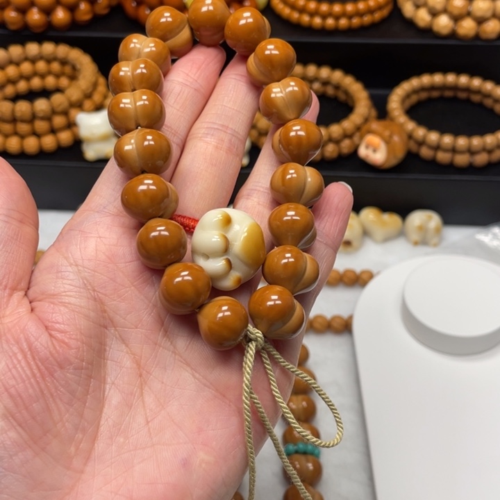 糖***宝核桃手串/手链15屁桃