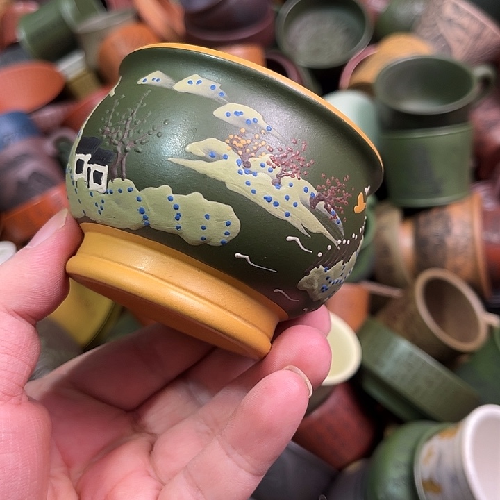 紫砂茶杯全手工紫砂主人杯