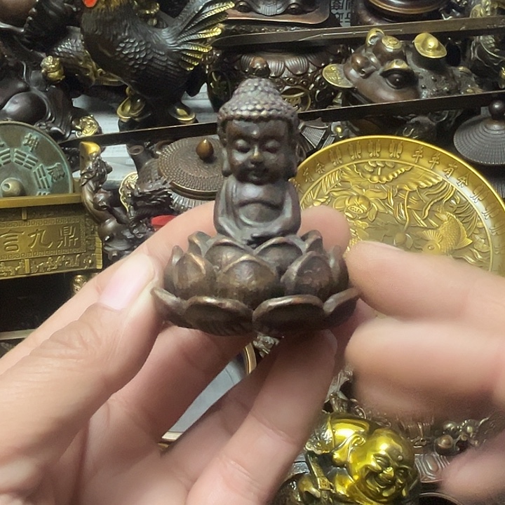 顺顺利利，铜器摆件