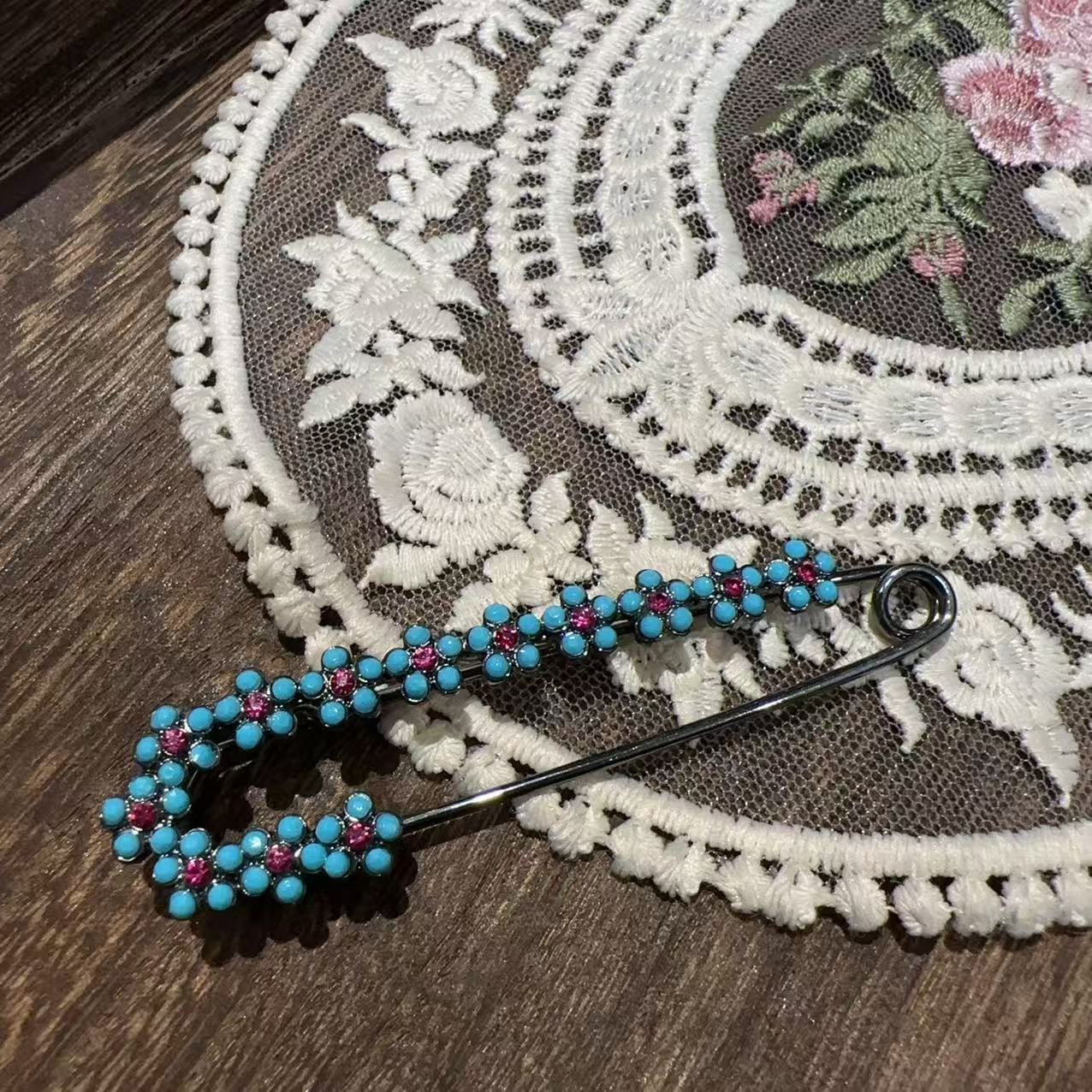 非金属树脂胸针 韩国别针小花胸针X6677