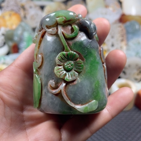 紫金钵盂菩提吊坠