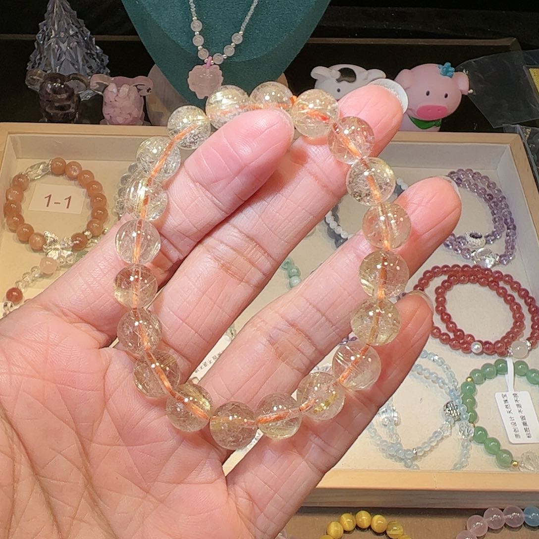 水晶手链未镶嵌发晶