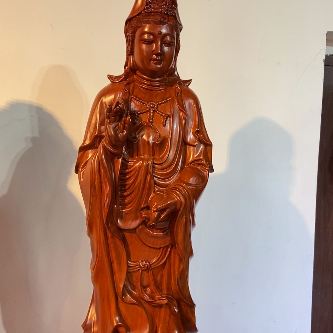 淡***然花梨木类花梨木1.2观音