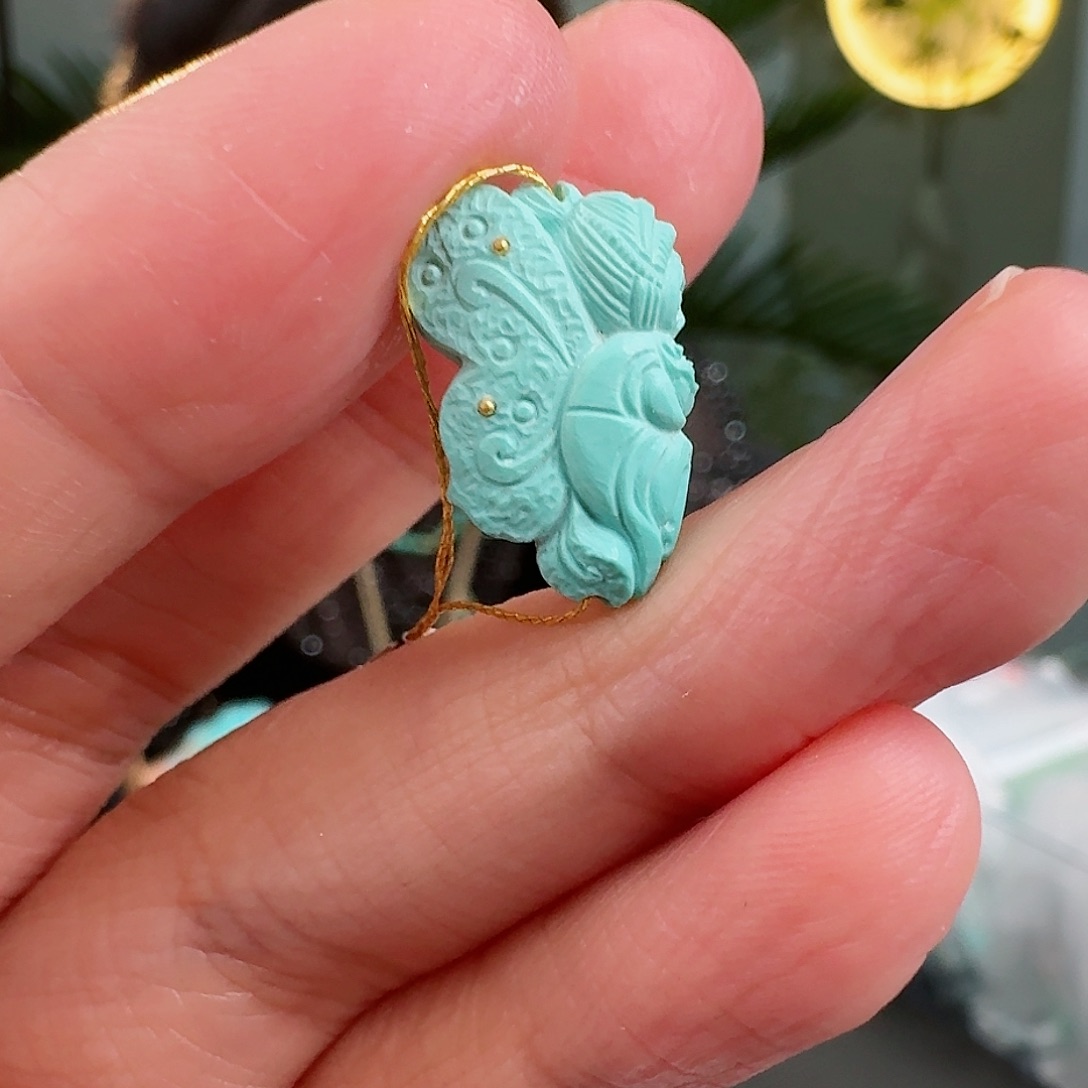绿松石珠宝奇石未镶嵌