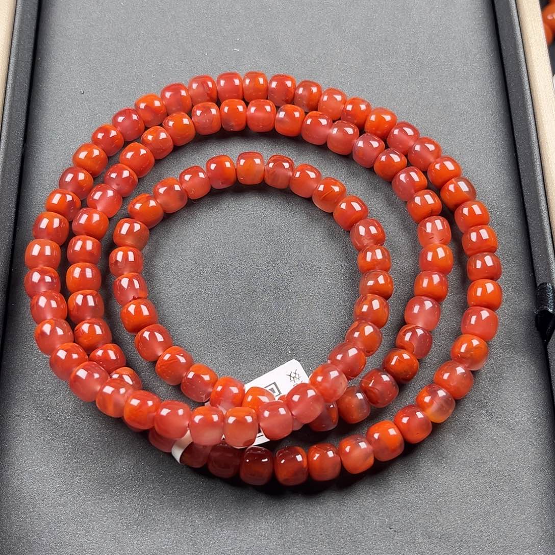 南红玛瑙未镶嵌珠宝奇石多圈8