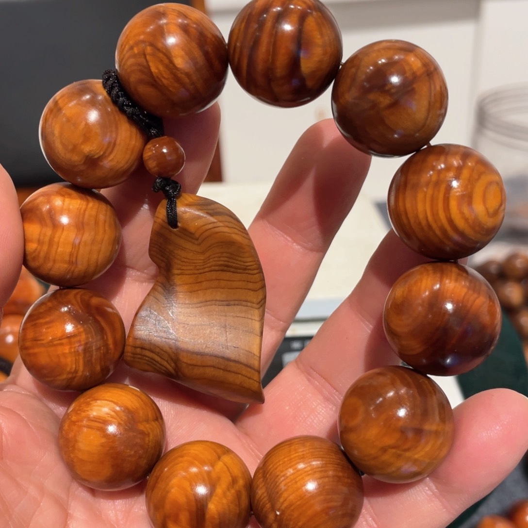 【闪购商品】柏木（崖柏）娃*2.0水波纹手串