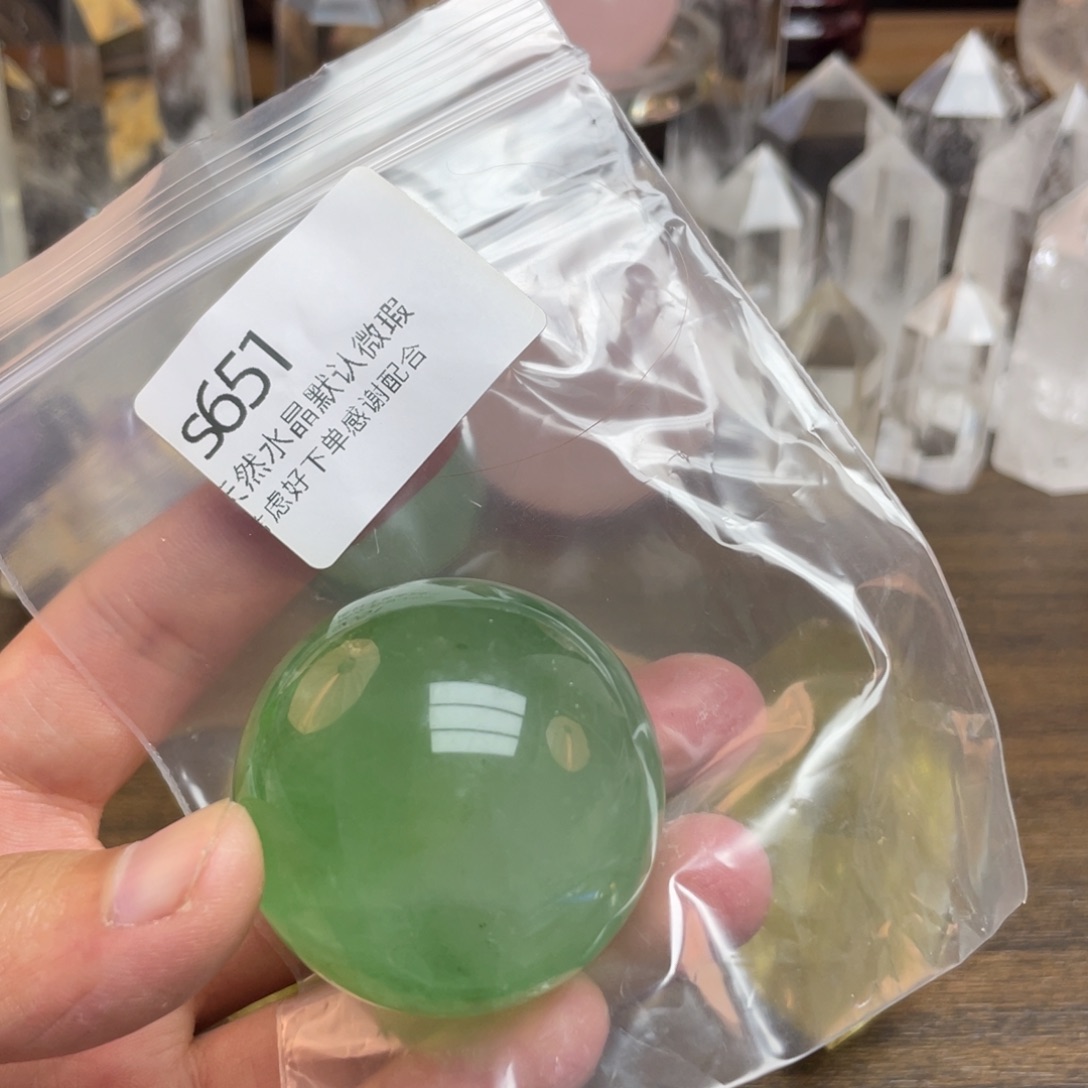 天然水晶球天然水晶柱未镶嵌水晶