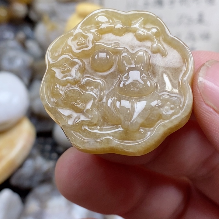 颈饰未镶嵌硅化珊瑚（珊瑚玉）小