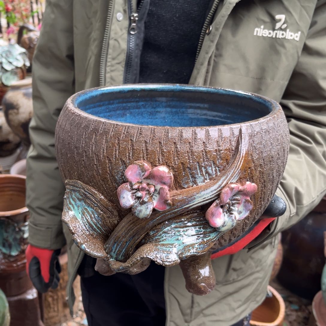 红陶高20口21无孔