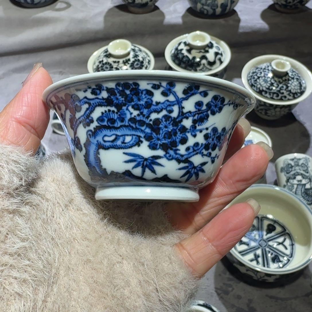 景德镇陶瓷手绘单杯