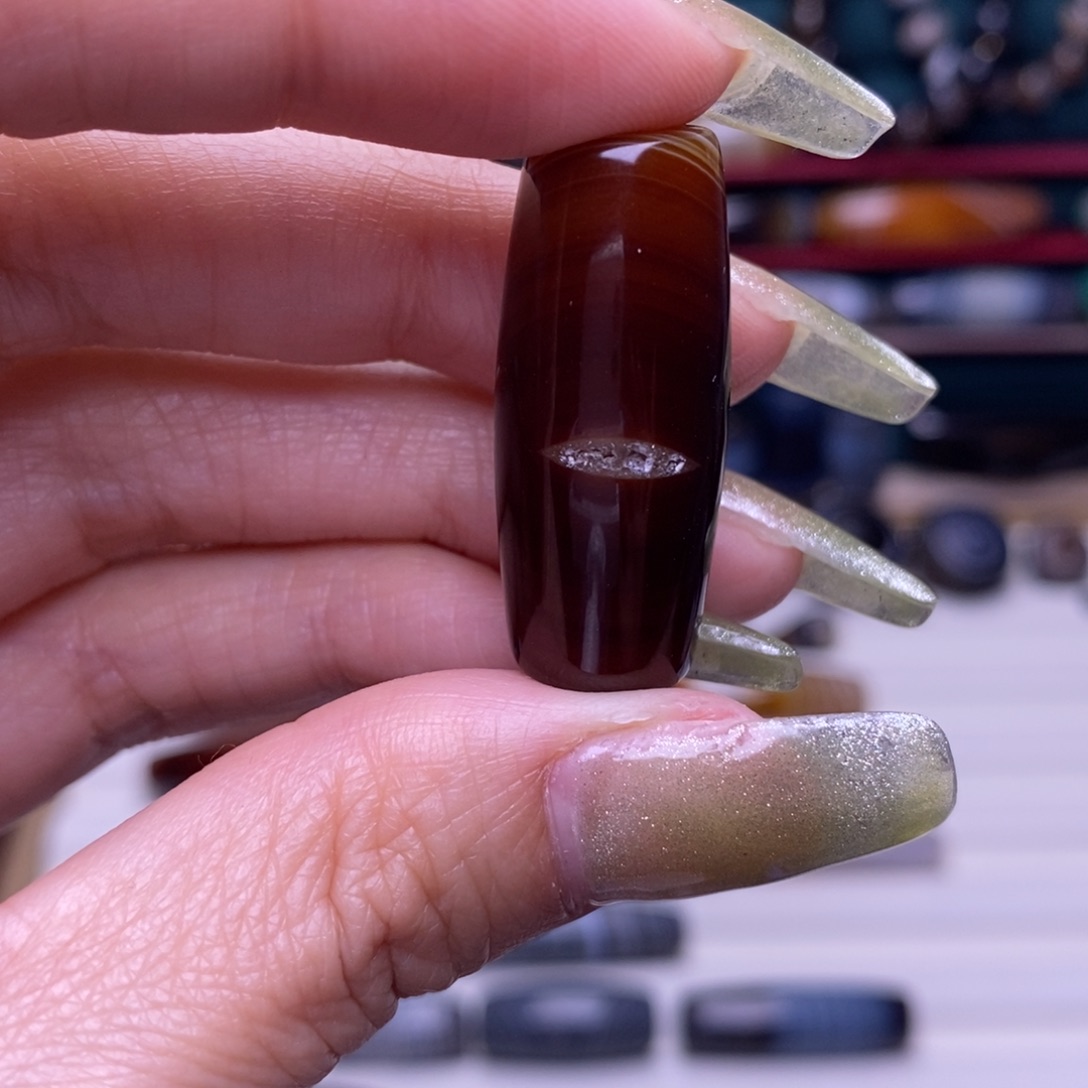 并***联玛瑙/玉髓合金颈饰