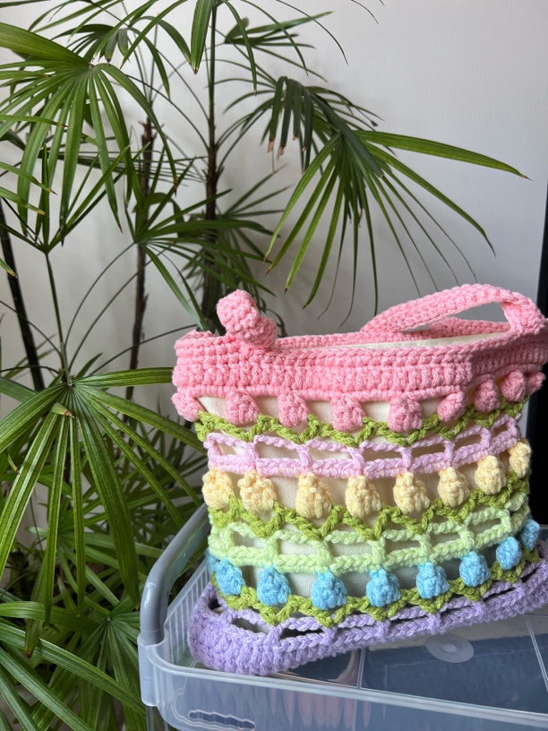 毛线编织纯手工钩织郁金香