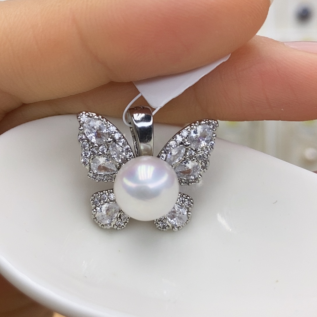 吊坠(赠链)淡水珍珠合金