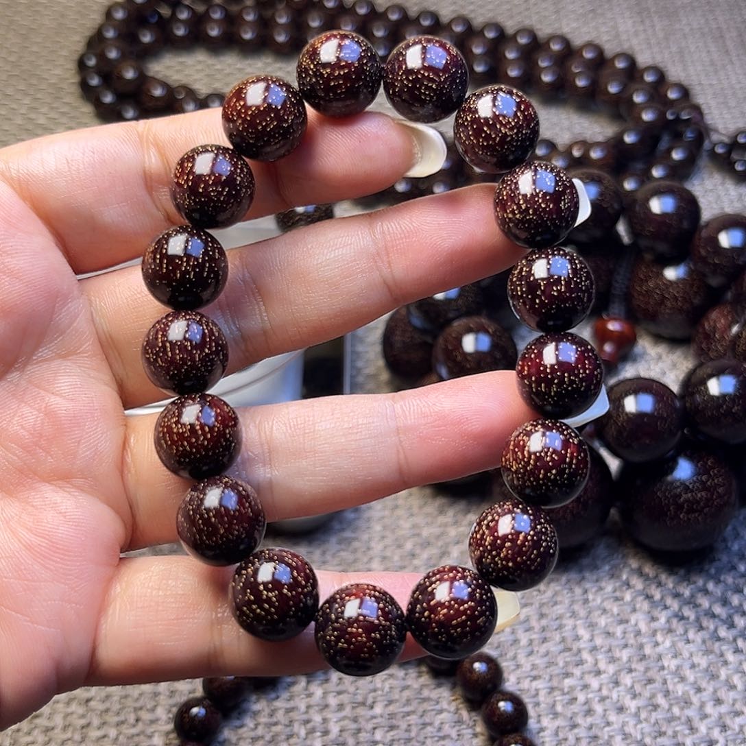 檀香紫檀（小叶紫檀）1.2 17颗爆星