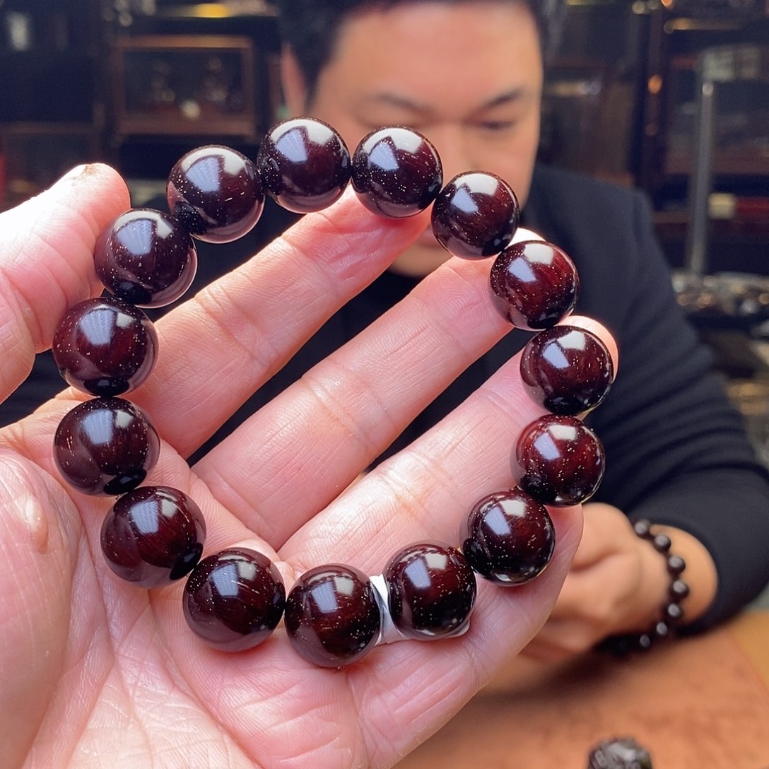 檀香紫檀（小叶紫檀）手串/手链小*15