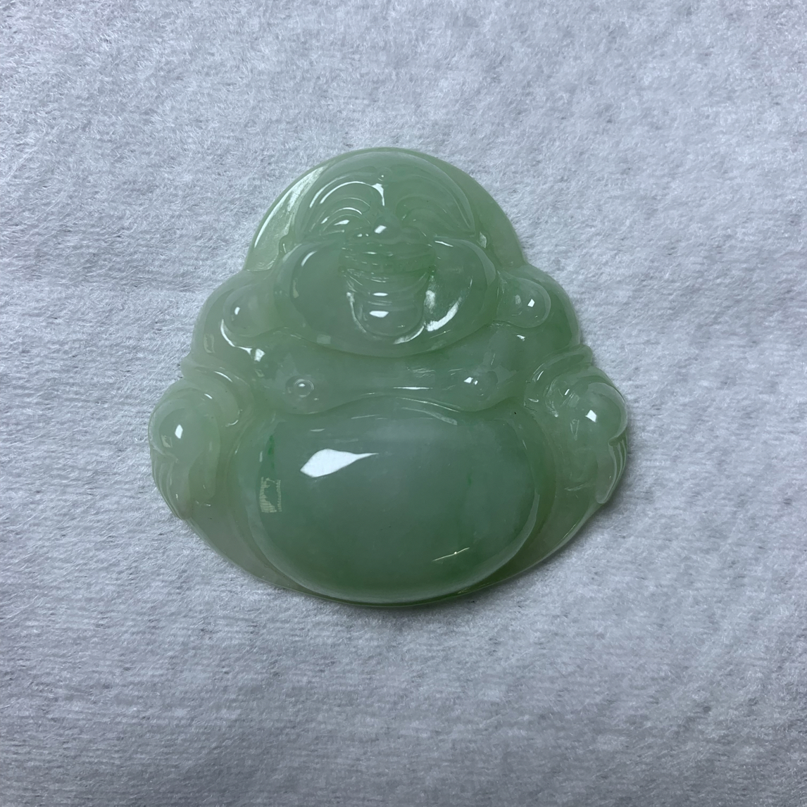 天然缅甸翡翠A货佛公吊坠