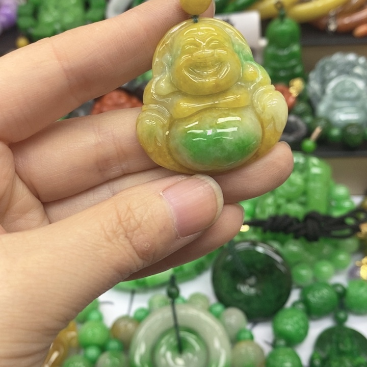 翡翠未镶嵌手链项链68