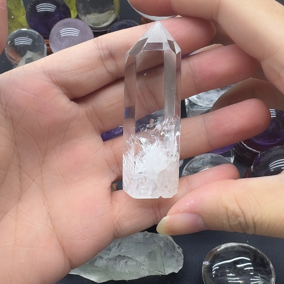 银S925镶嵌珠宝半成品水晶