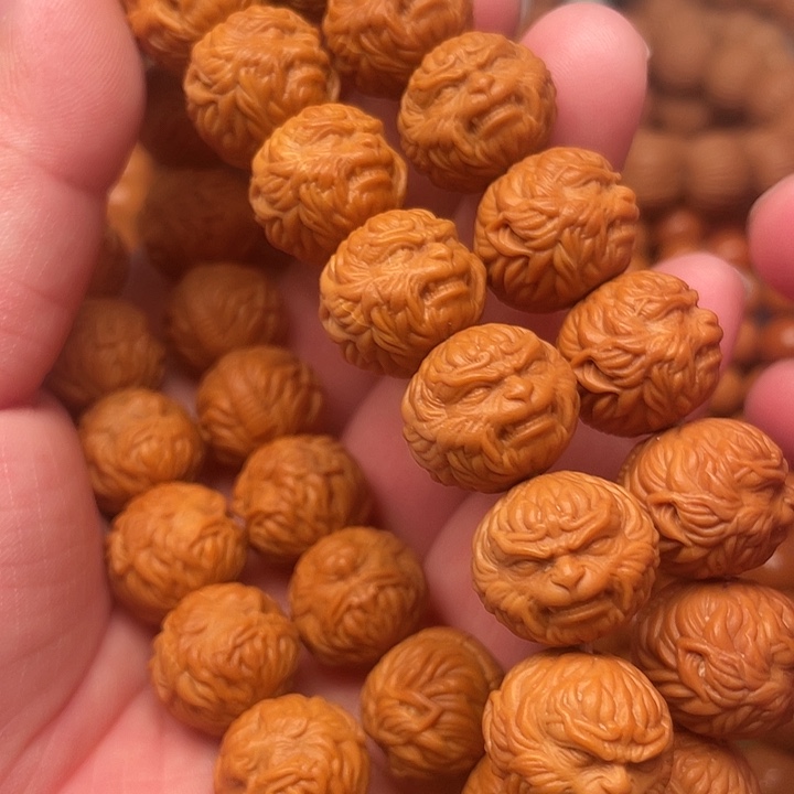 猴头核桃手串钢***?黑