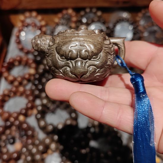 小叶桢楠金丝楠木把把壶