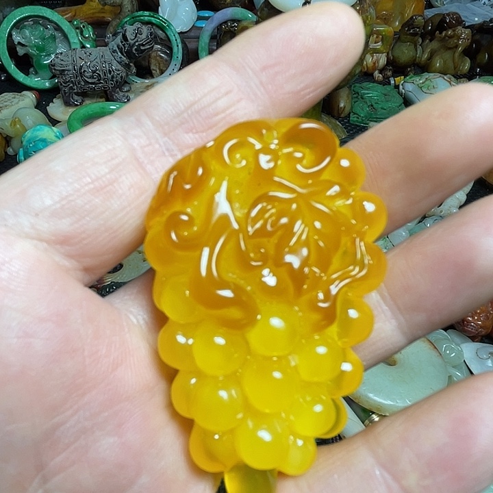 滴血莲花菩提吊坠