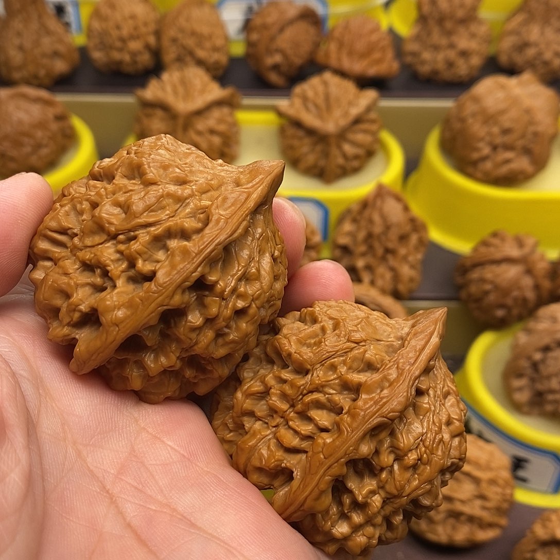 文玩核桃吊坠官帽45精品