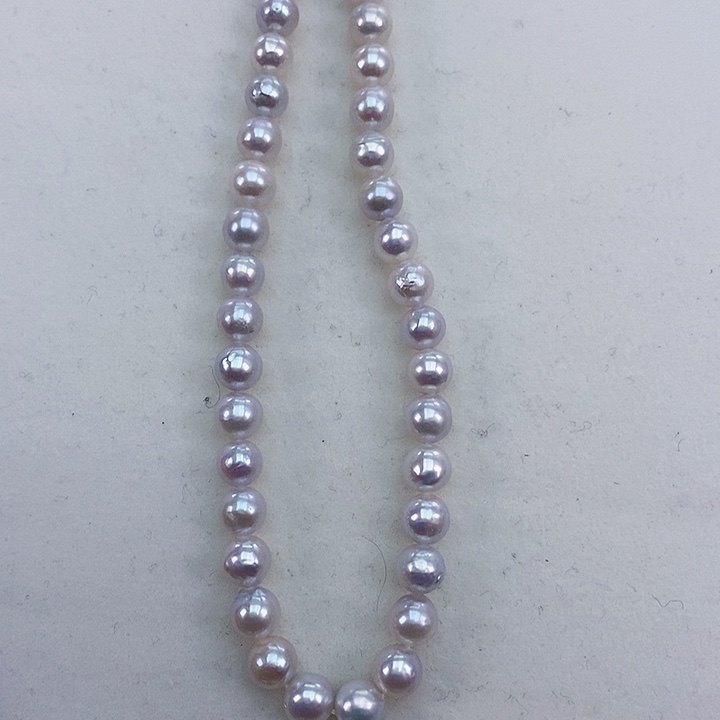 淡水珍珠颈饰银S925镶嵌