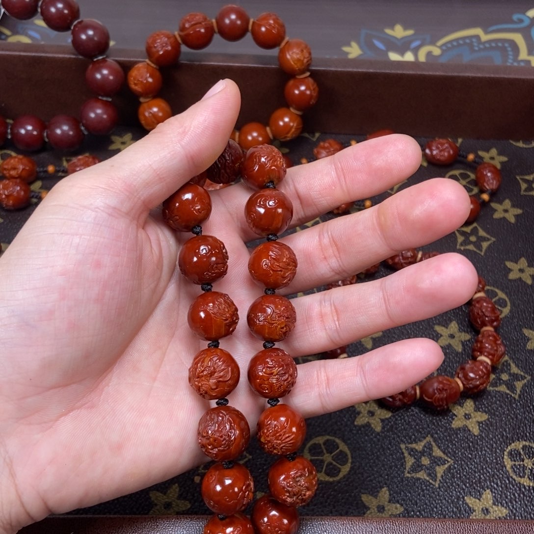 橄榄核手串/手链菱*姐龙财16