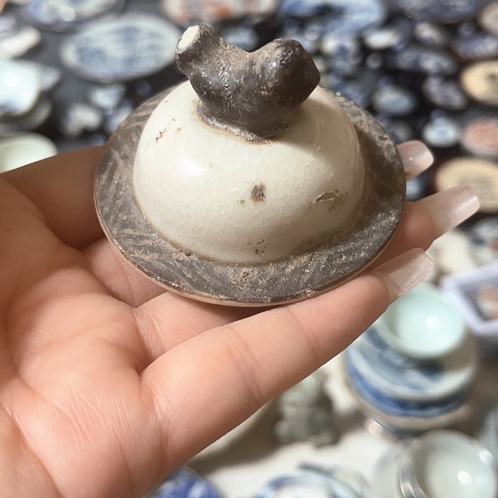 瓷片瓷片茶托喝茶非常不错
