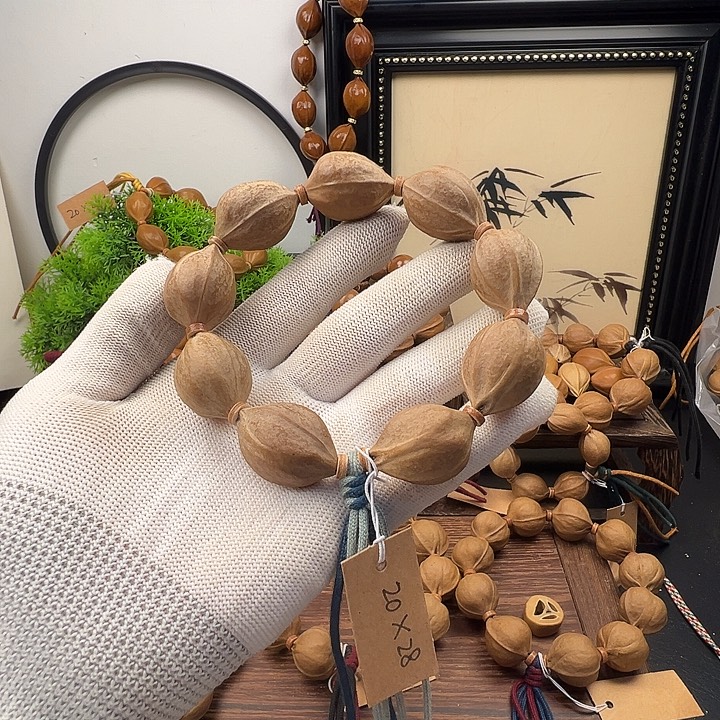 不***。橄榄核手串20.28梅林铁核