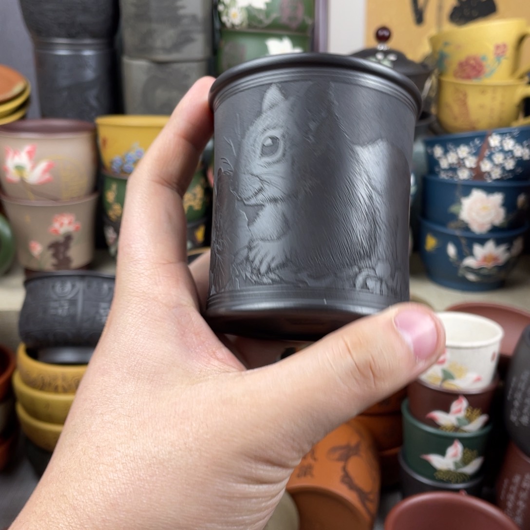 紫砂茶杯紫砂茶杯