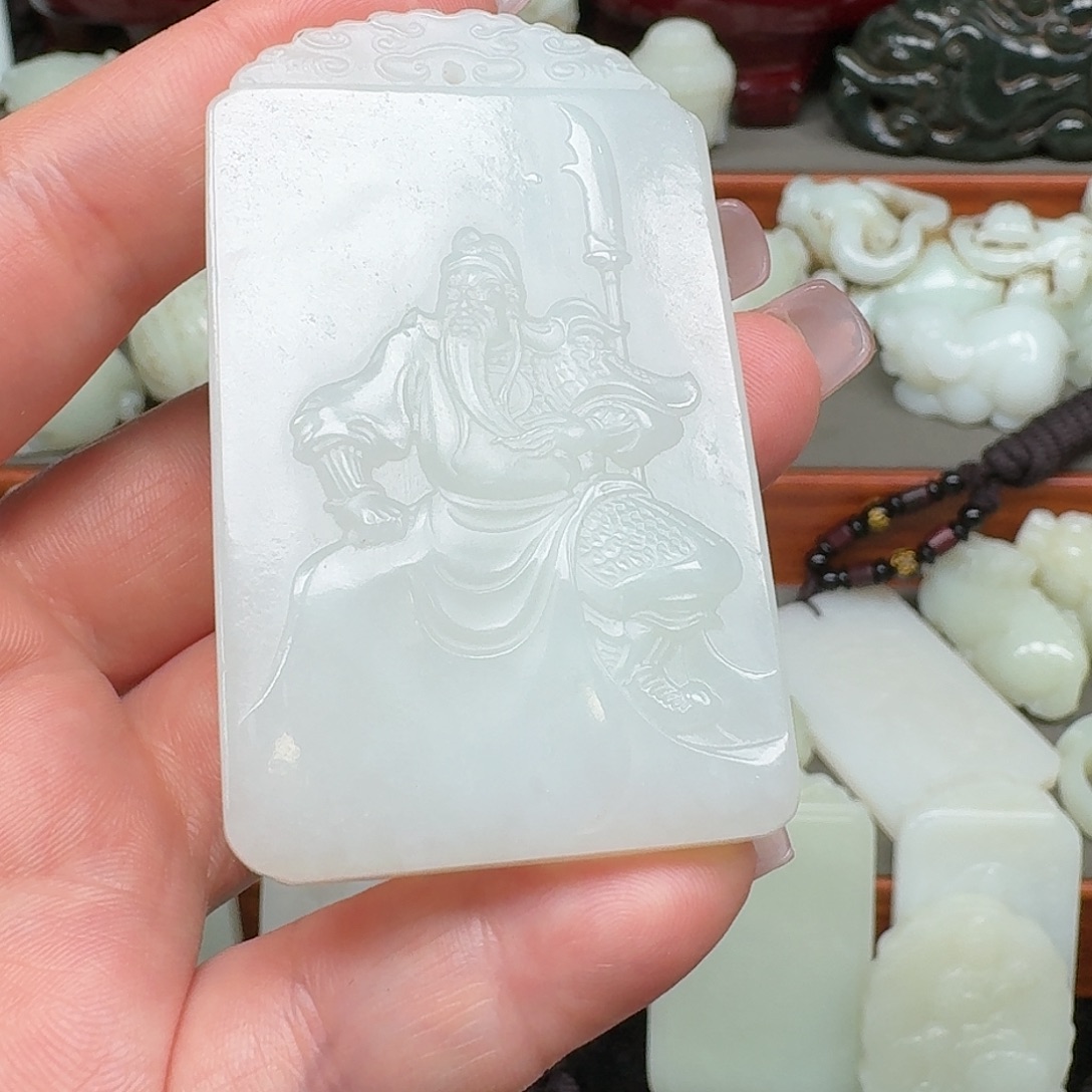 未***期和田玉未镶嵌挂件