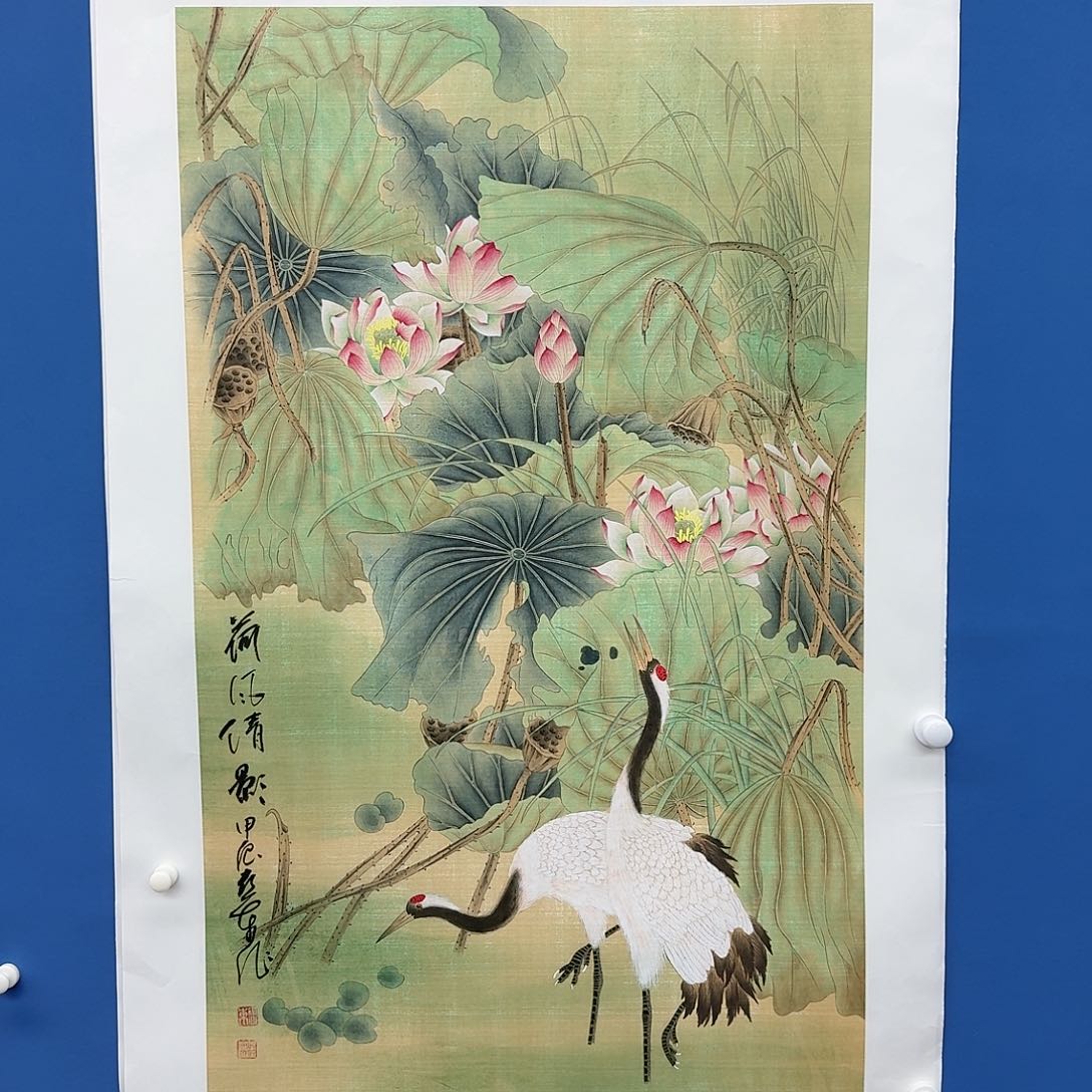 国画多次参加国内外大型