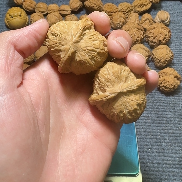 把件文玩核桃南瓜墩全品45尺