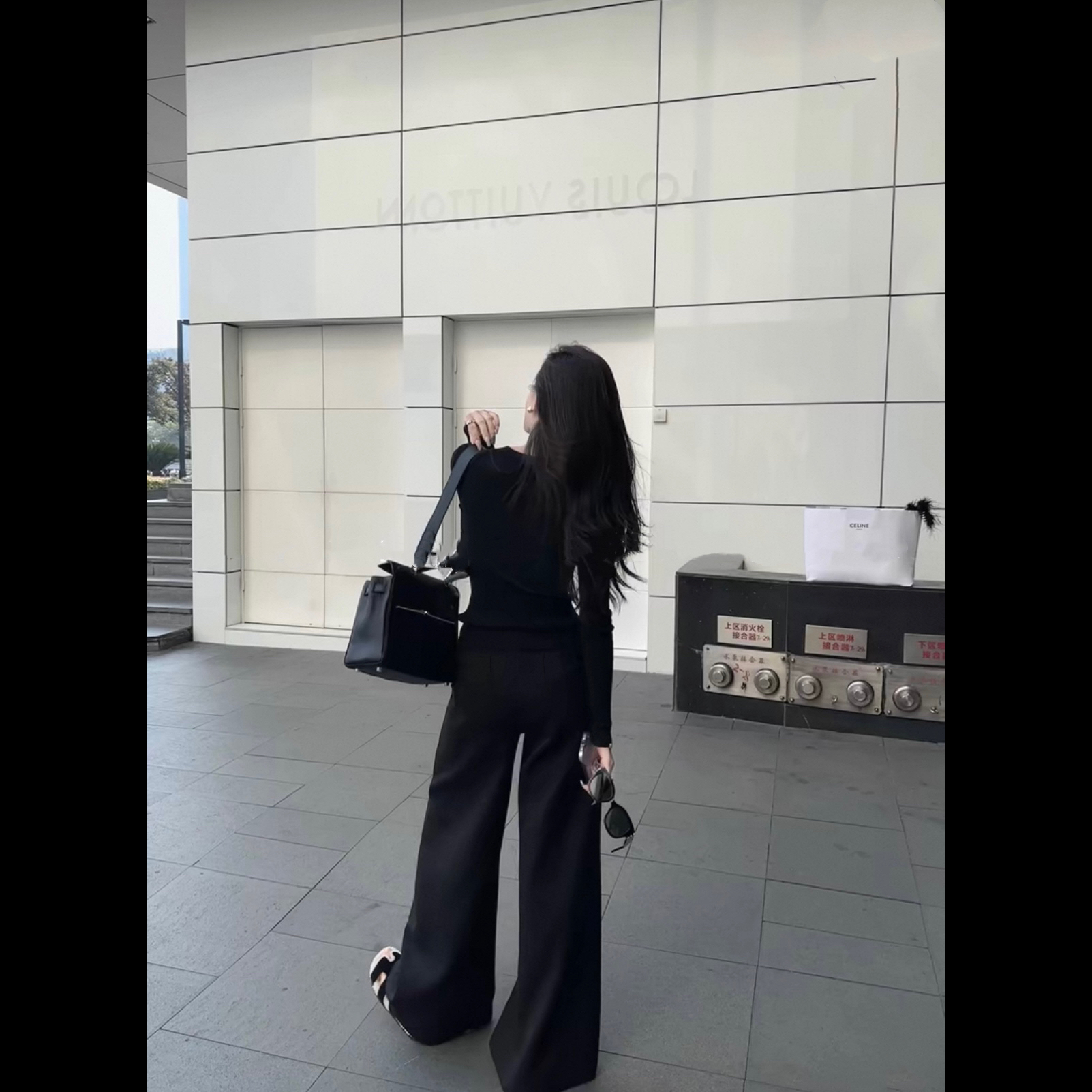 QIMO启茉（2509#简约通勤直筒西裤）