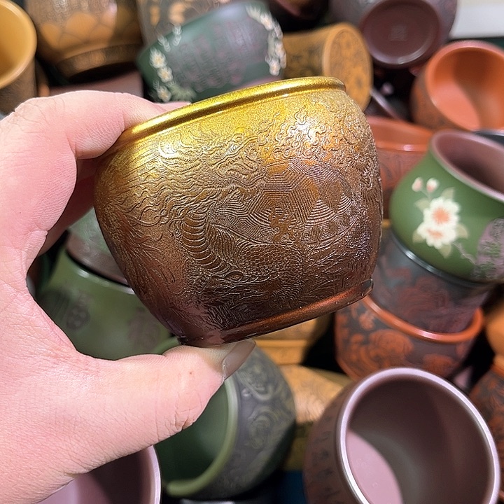 茶杯紫砂全手工紫砂主人杯