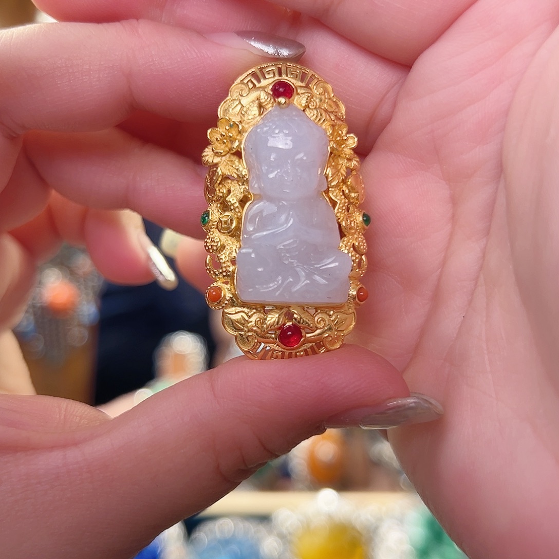 翡翠银S925镶嵌戒指/指环戒指