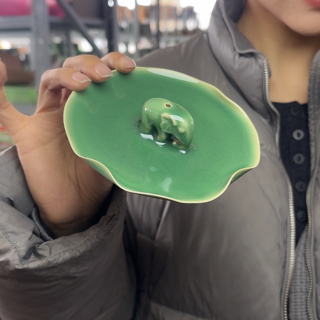 龙泉云间青瓷小米茶器