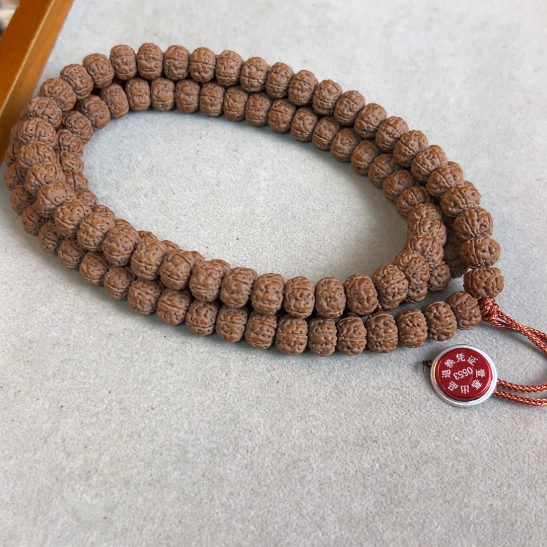 囿***张金刚菩提吊坠老树王108尺寸10