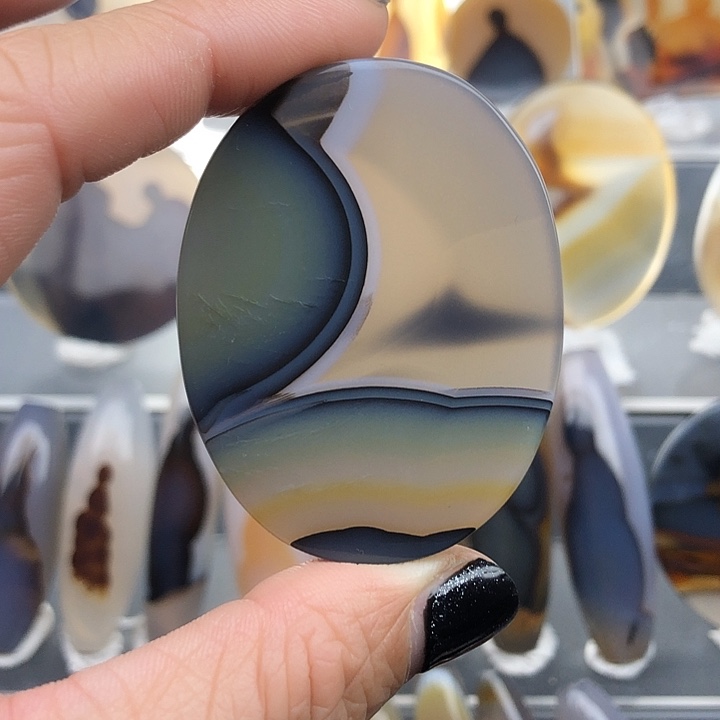 查罗石未镶嵌珠宝半成品117