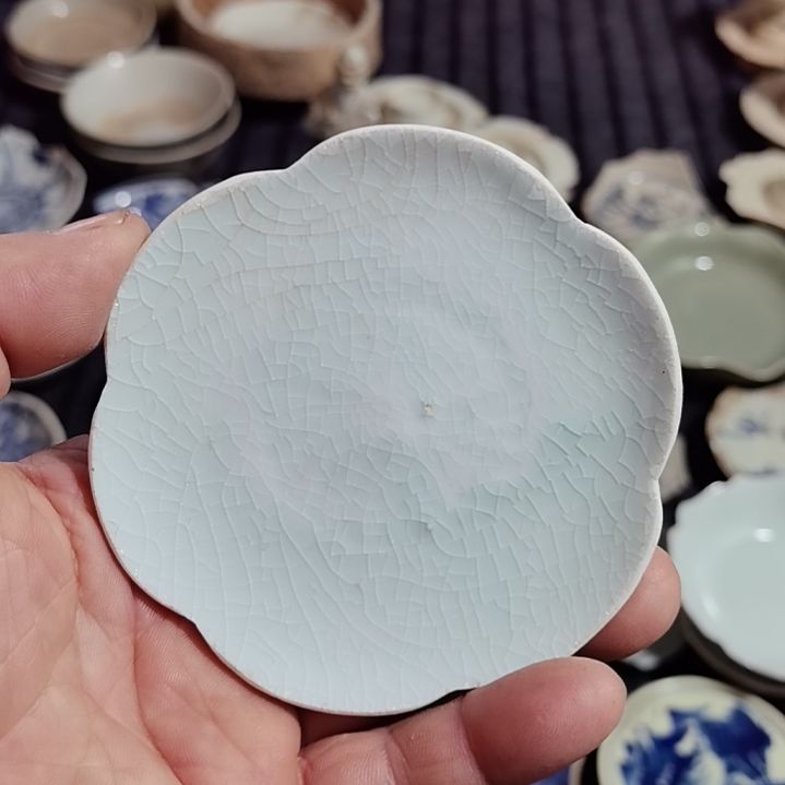 瓷片青花影青杯垫标夲