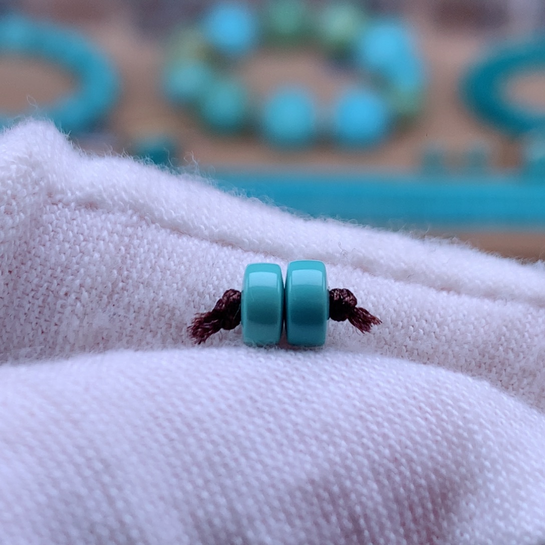 绿松石未镶嵌珠宝奇石4.9mm