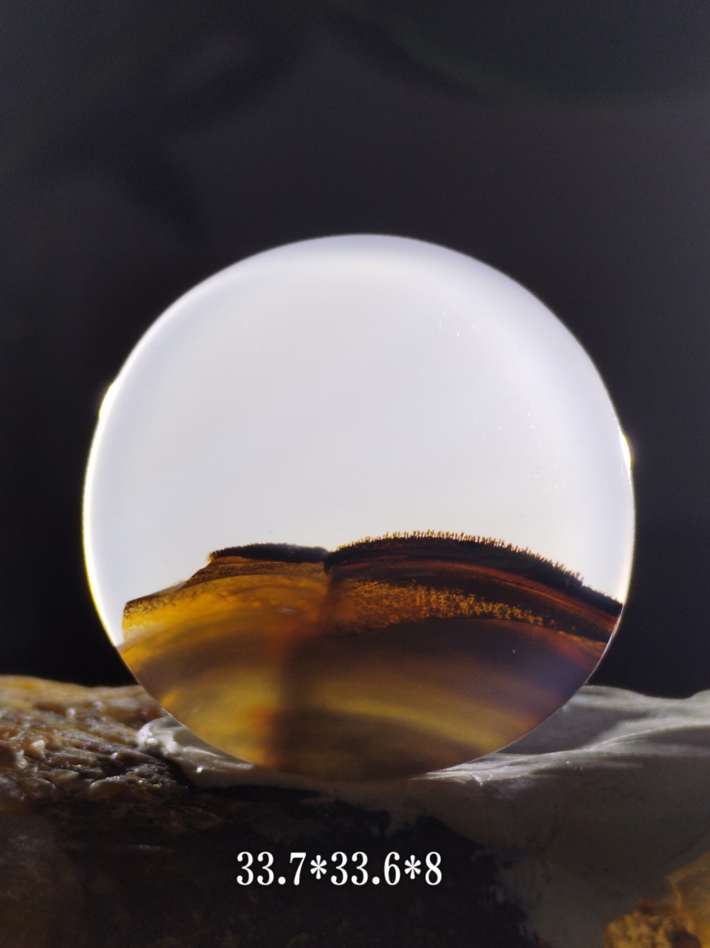 天然海洋玉髓风景吊坠上新货