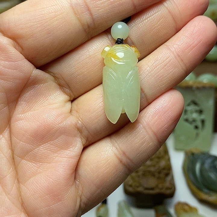 岫岩河磨玉（透闪石质玉）未镶嵌颈饰