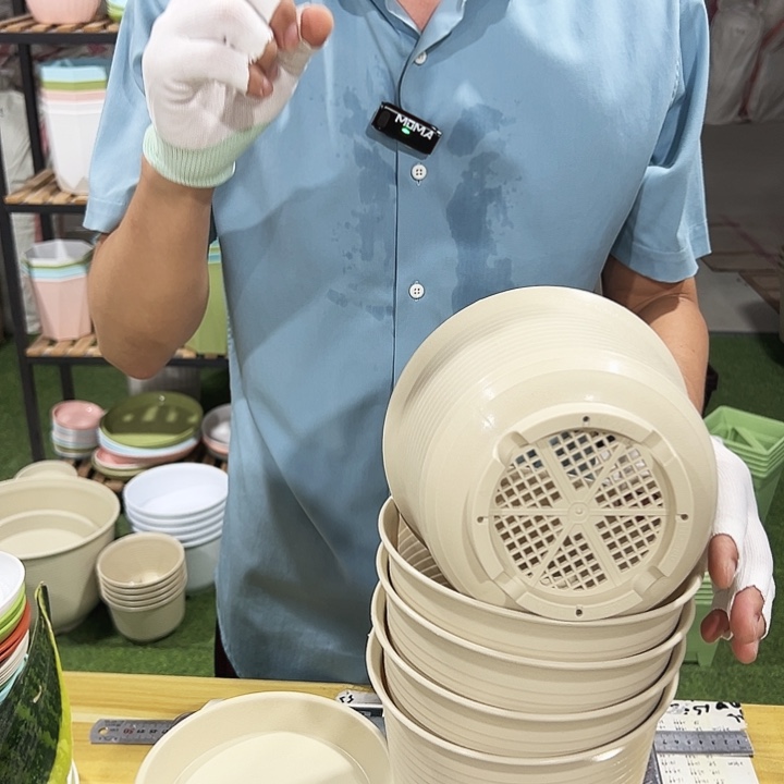 特价矮陶口18高12米色带托5个