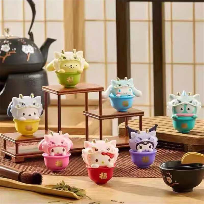 三丽鸥招福龙锦系列软胶玩偶手办潮玩盲盒（代拆）