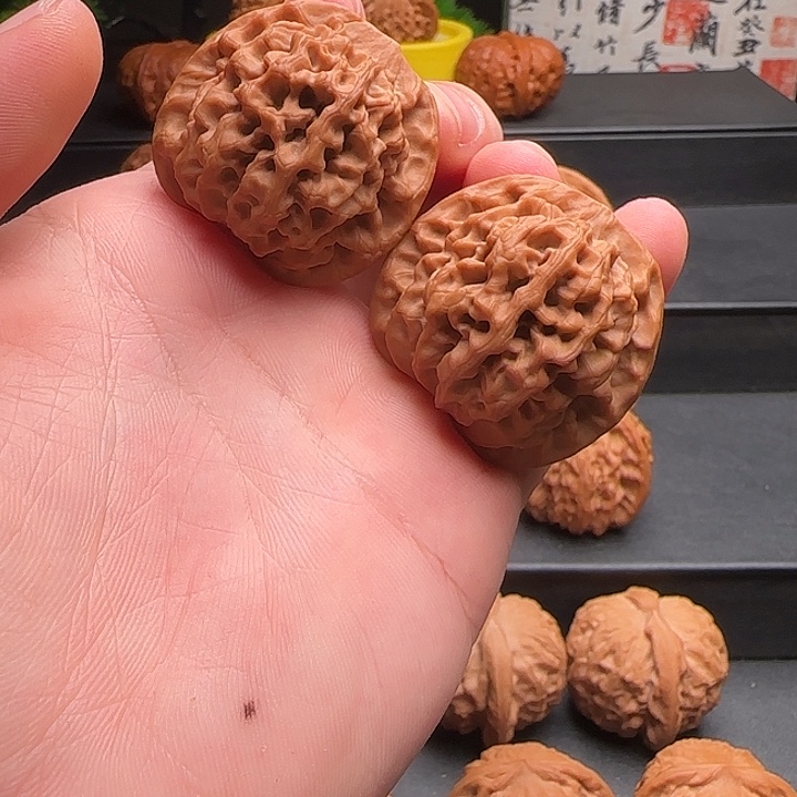 吊坠文玩核桃38秦闷