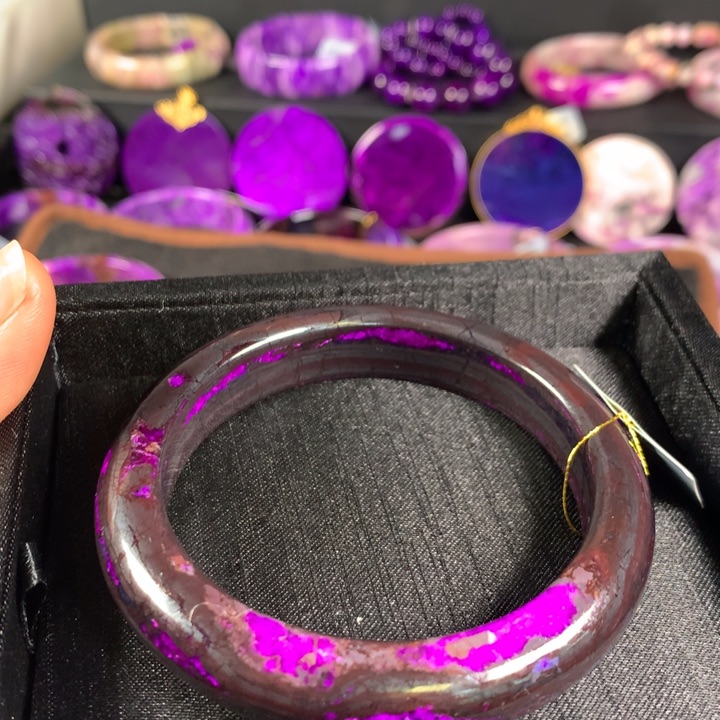 苏纪石（舒俱来）手镯未镶嵌