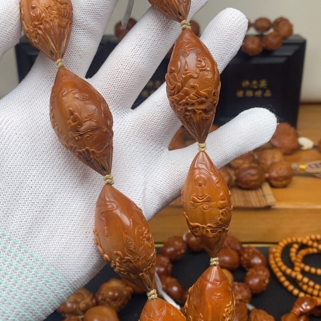 手串橄榄核许忠英老师荷花无相