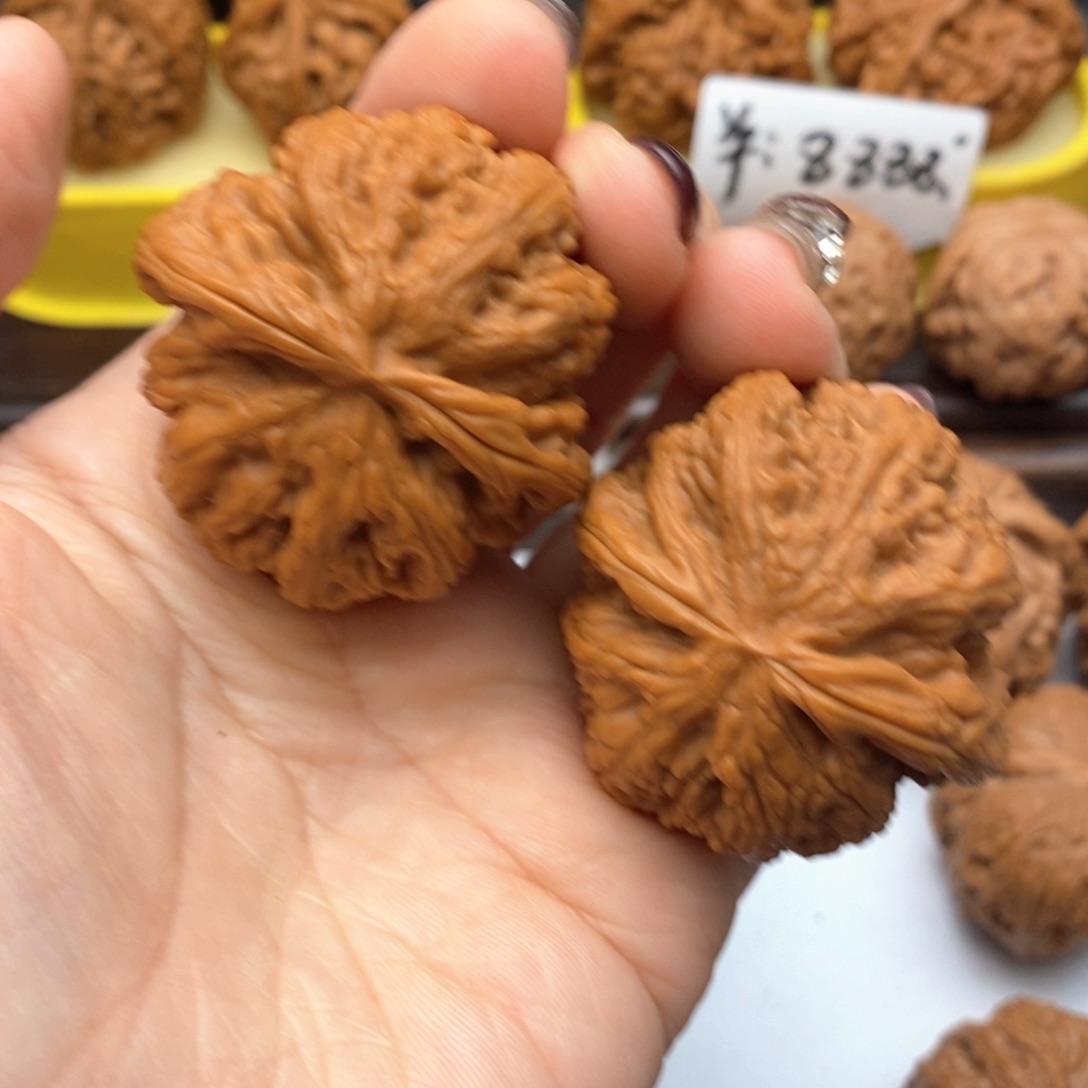 文玩核桃把件417号球筋42尺